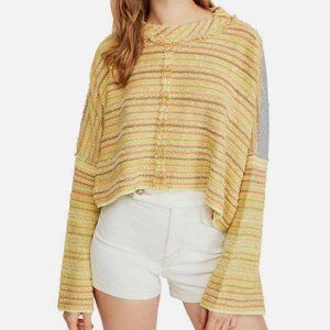 Free People Catalina Striped Pullover Knit Top - Size M